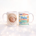 Mug photo naissance personnalisable– Papa & Maman