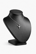 Collier tête de taureau en acier inoxydable Argenté 