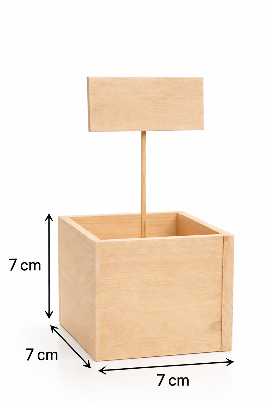 Boîte en bois personnalisée pour mariage avec prénoms et date gravés
